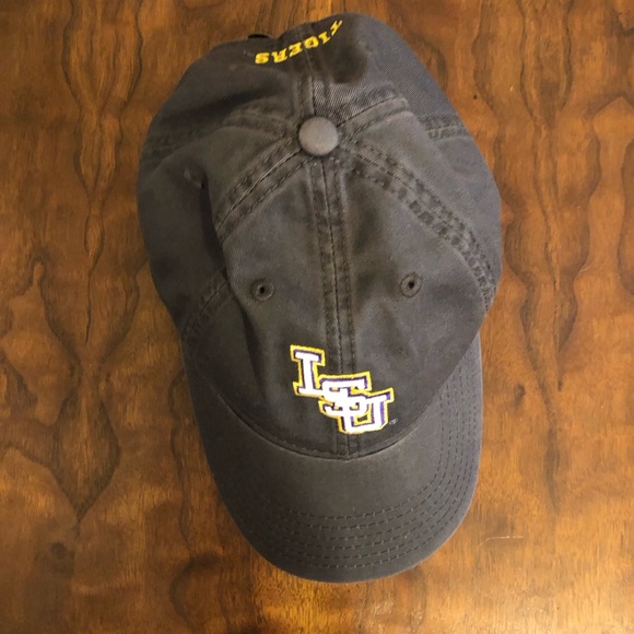 LSU Logo Gray Cap | Louisiana State University | Tigers - Picture 3 of 6